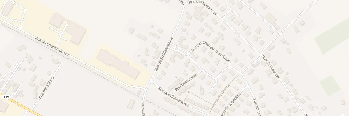 Plan du 1 Rue de la Combatte à Grandvillars