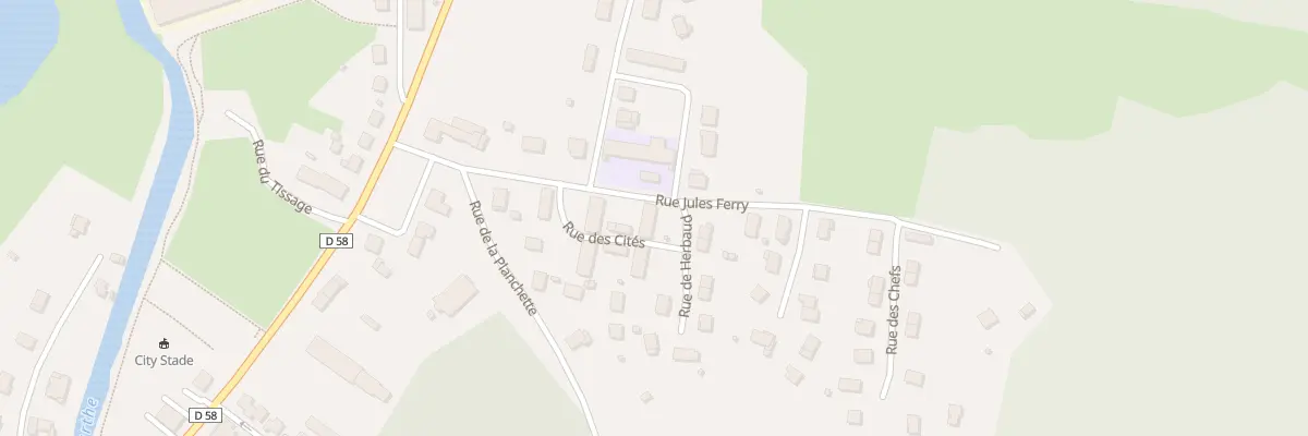Plan du 5 Rue des Cités à Saulcy-sur-Meurthe