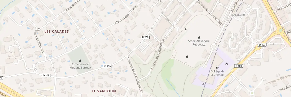 Plan du 440 Av de la Grand’Piece à Mouans-Sartoux