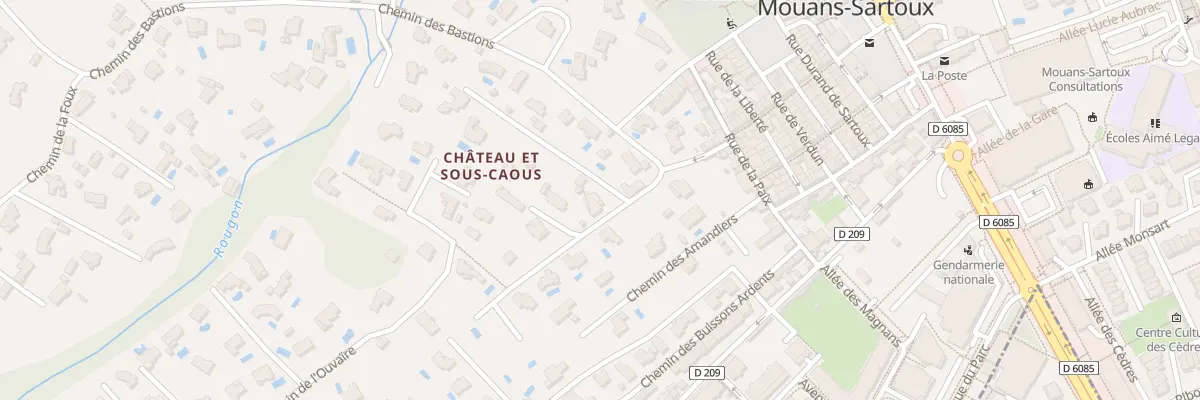 Plan du 52 Che de l’Ouvaire à Mouans-Sartoux