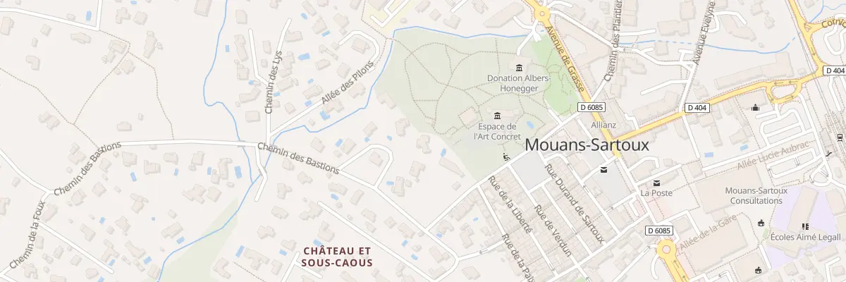 Plan du 196 Che des Bastions à Mouans-Sartoux
