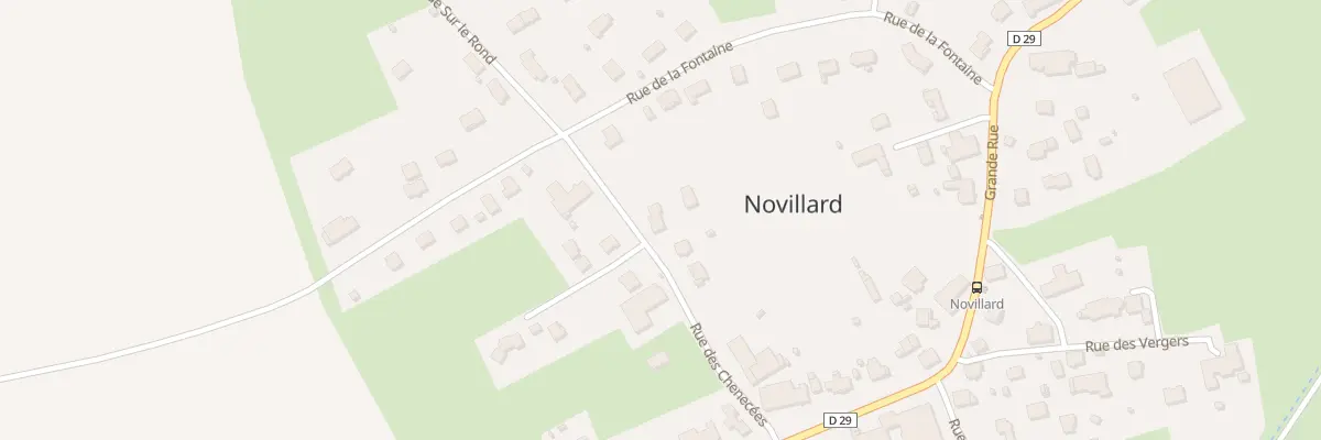 Plan du 6 Rue des Chenecées à Novillard