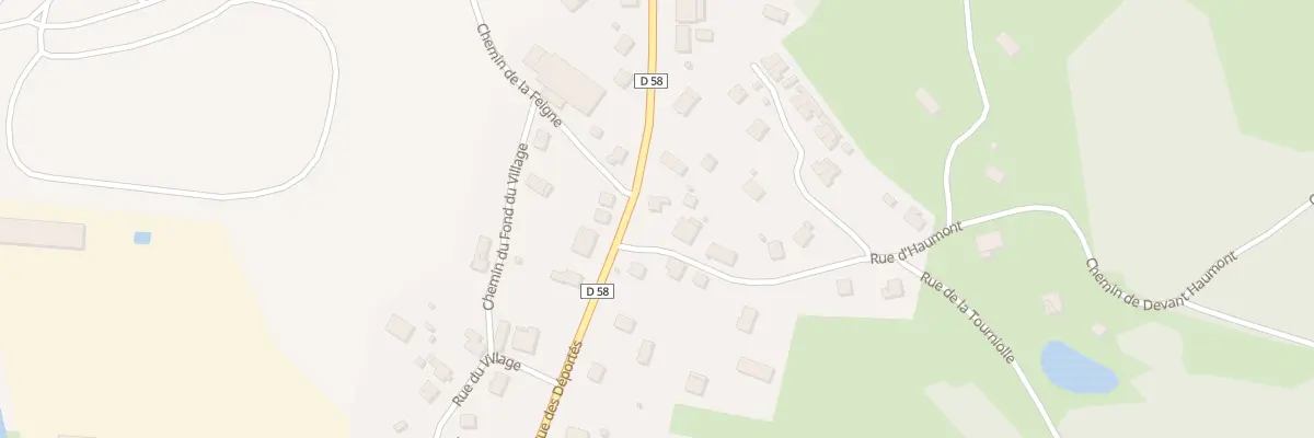 Plan du 50 Rue des Déportés à Saulcy-sur-Meurthe