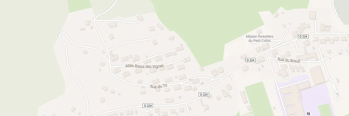 Plan du 12 All Haute des Vignes à Senones