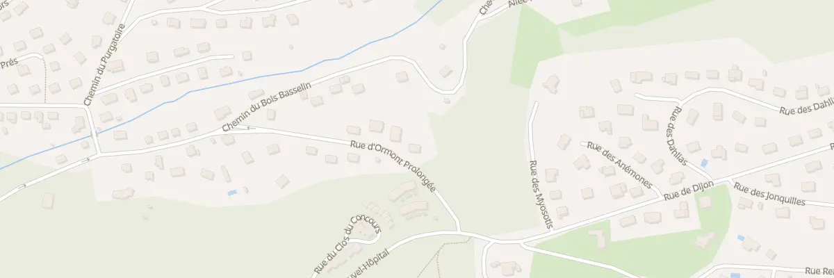 Plan du 13 Rue d’Ormont Prolongée à Saint-Dié-des-Vosges