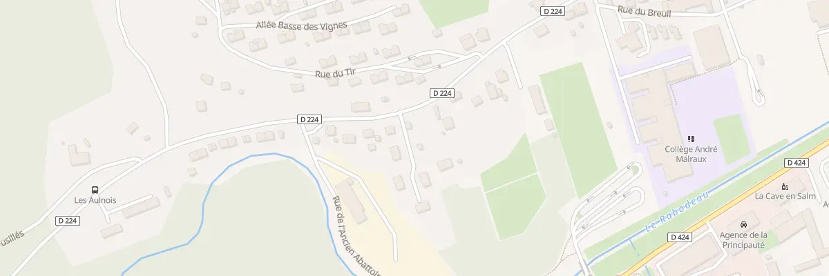 Plan du 59 Rue du Président Poincaré à Senones