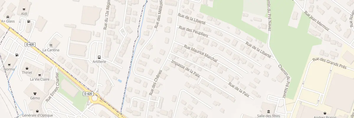 Plan du 222 Rue des Chênes à Sainte-Marguerite