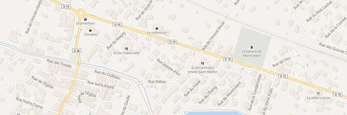 Plan du 3 Rue Kléber à Grandvillars