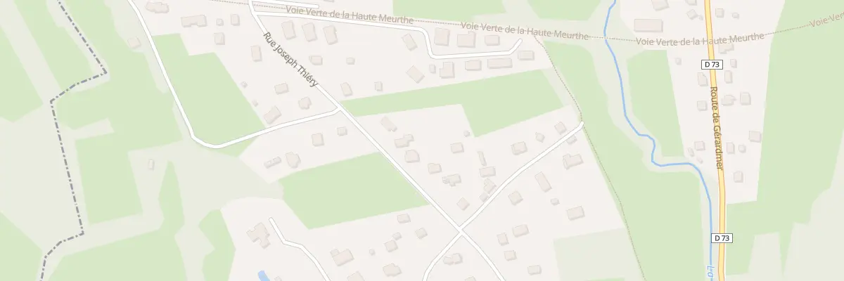 Plan du 391 Rue Joseph Thiéry à Ban-sur-Meurthe-Clefcy