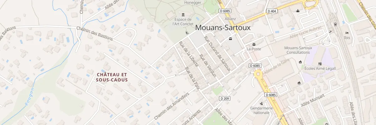 Plan du 22 Rue de la Paix à Mouans-Sartoux