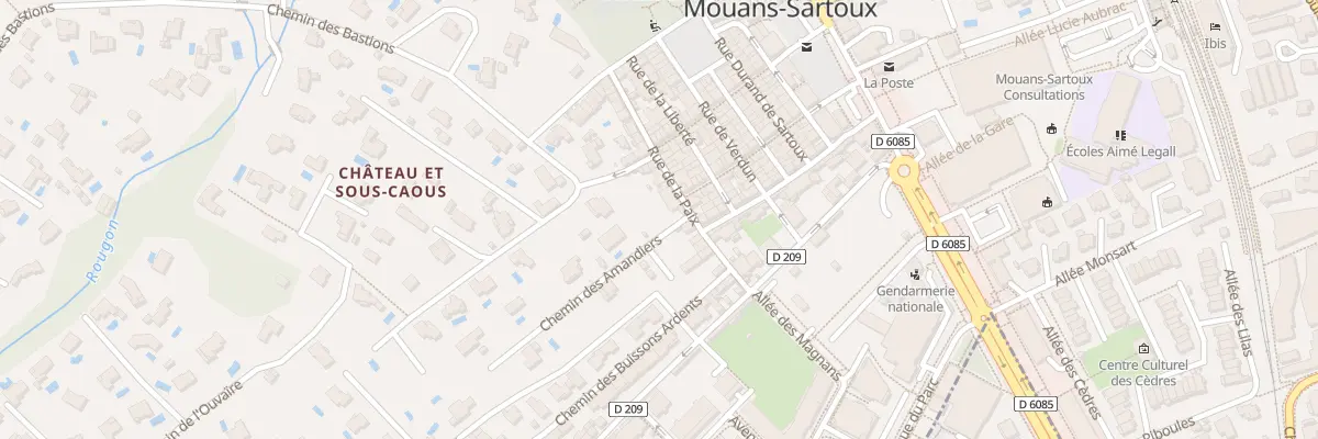 Plan du 11 Rue de la Paix à Mouans-Sartoux