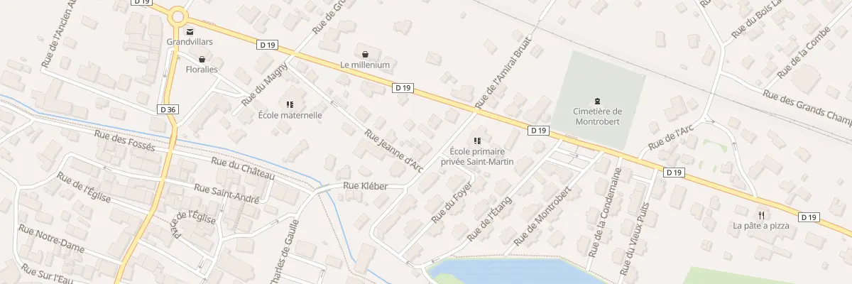 Plan du 5 Rue Kléber à Grandvillars