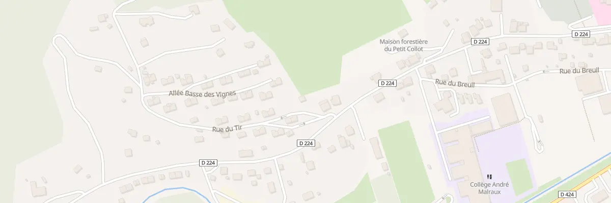 Plan du 30B Rue du Président Poincaré à Senones