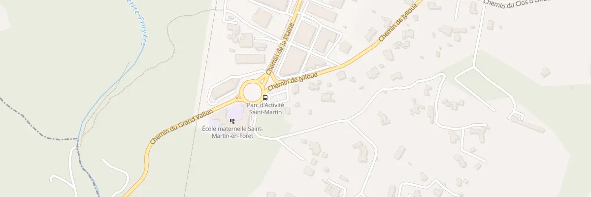 Plan du 1095 Che de Jylloue à Mougins