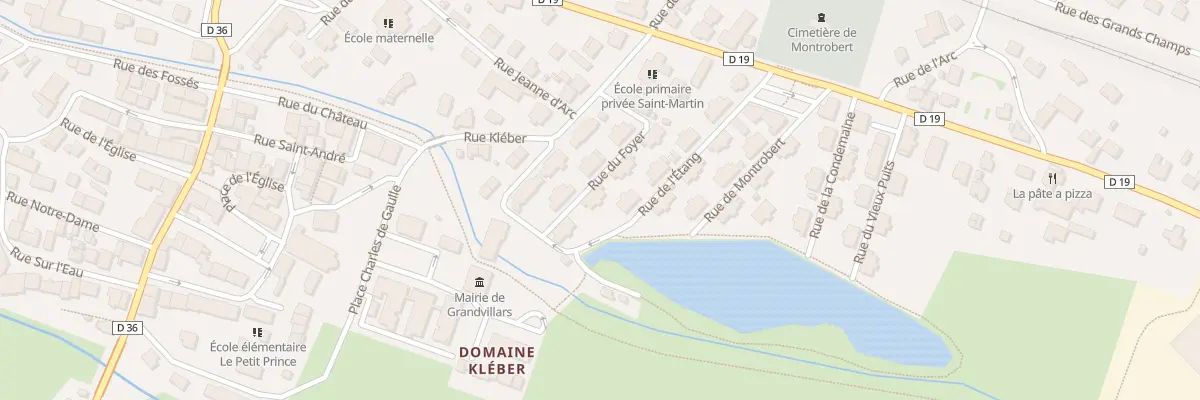 Plan du 6 Rue du Foyer à Grandvillars