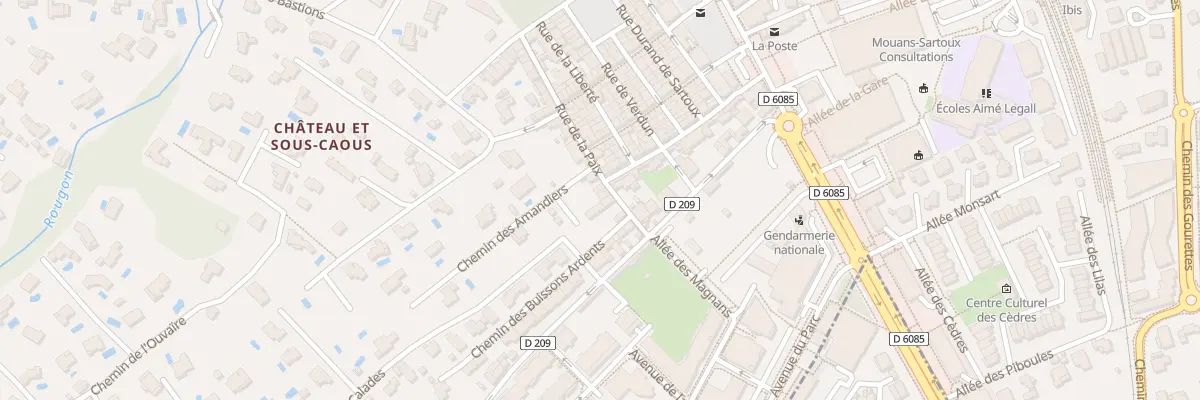 Plan du 5 Rue de la Paix à Mouans-Sartoux
