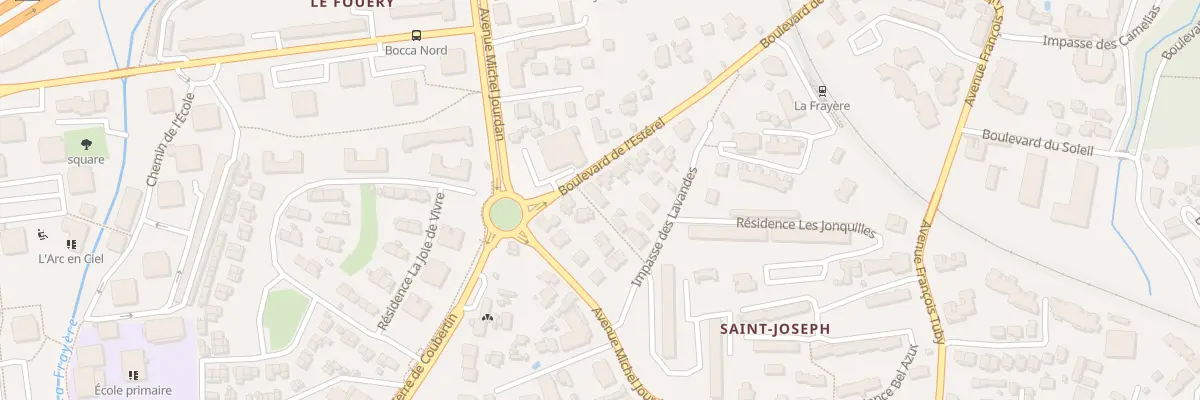 Plan du 3 Bd de l’Estérel à Cannes