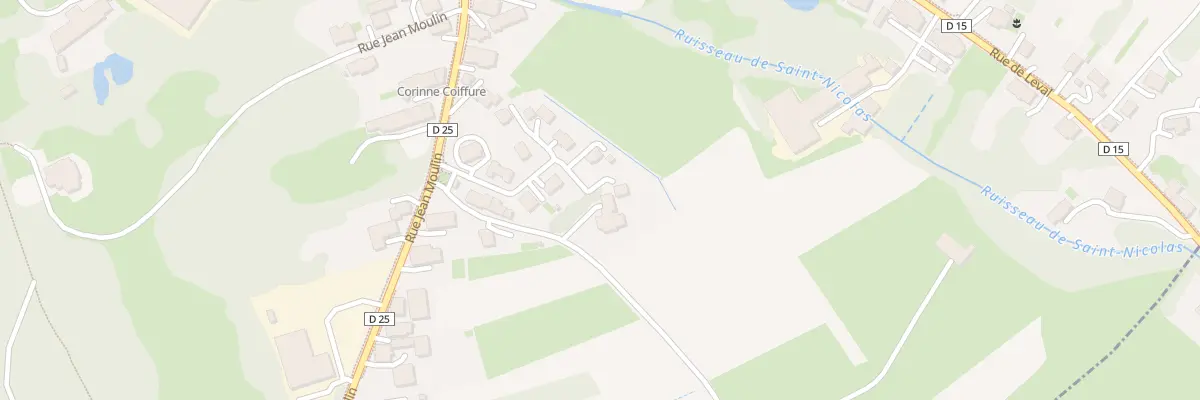 Plan du 43B Rue Jean Moulin à Rougemont-le-Château
