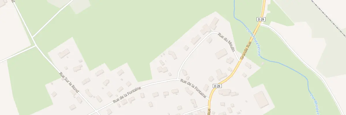 Plan du 16 Rue du Moulin à Novillard
