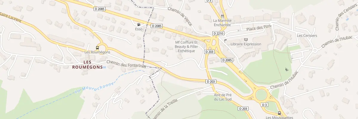 Plan du 114 Che des Basses Treilles à Châteauneuf-Grasse