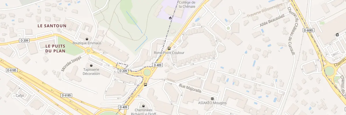 Plan du 401 Rte de la Roquette à Mougins