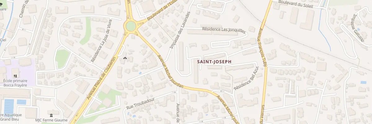 Plan du 110 Av Michel Jourdan à Cannes
