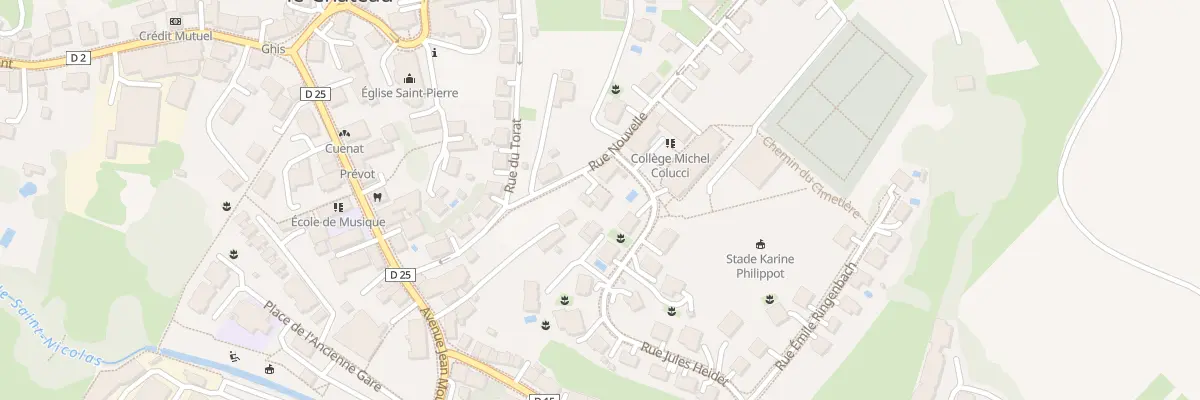 Plan du 2 Rue Nouvelle à Rougemont-le-Château