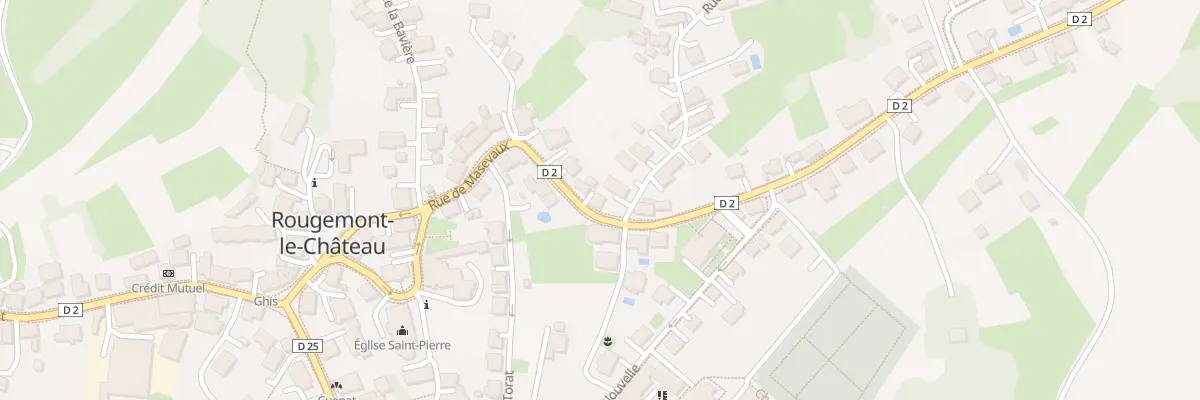 Plan du 23 Rue de Masevaux à Rougemont-le-Château