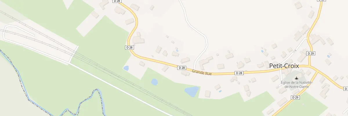 Plan du 30 Gr Grande Rue à Petit-Croix