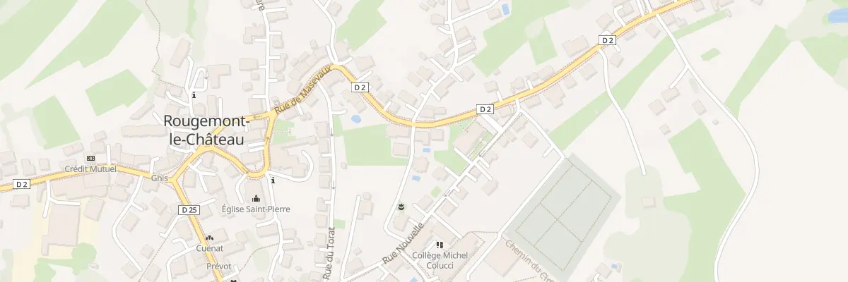 Plan du 16 Rue de Masevaux à Rougemont-le-Château