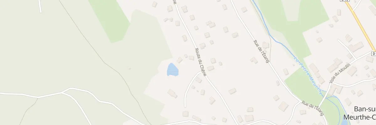 Plan du 586 Rte du Chêne à Ban-sur-Meurthe-Clefcy