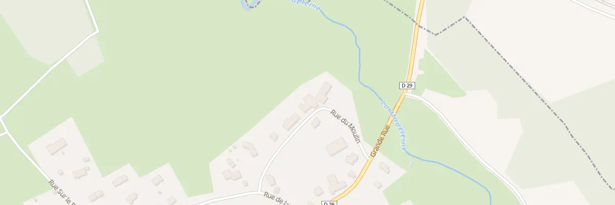 Plan du 10 Rue du Moulin à Novillard