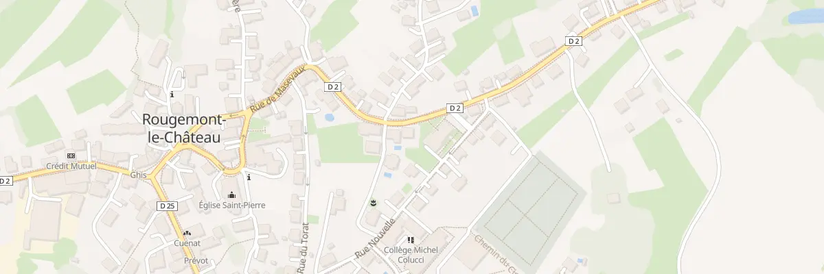 Plan du 18 Rue de Masevaux à Rougemont-le-Château