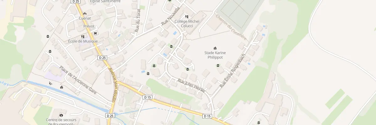 Plan du 5 Rue Jules Heidet à Rougemont-le-Château