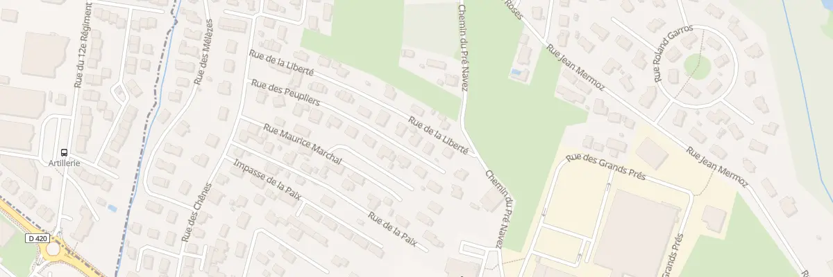 Plan du 203 Rue des Peupliers à Sainte-Marguerite