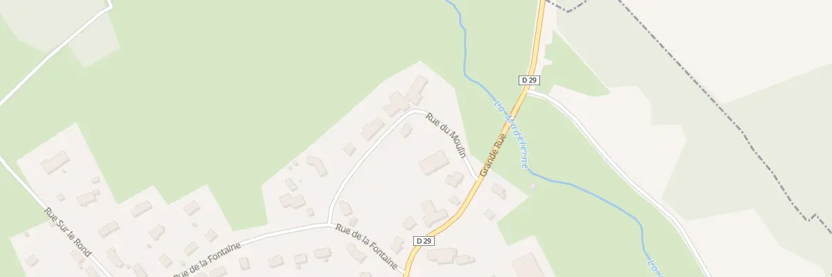 Plan du 7 Rue du Moulin à Novillard