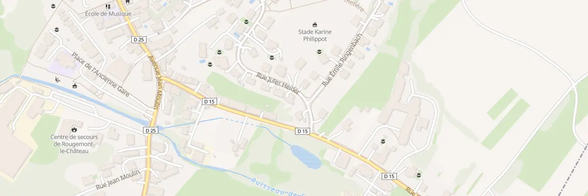 Plan du 18 Rue Jules Heidet à Rougemont-le-Château
