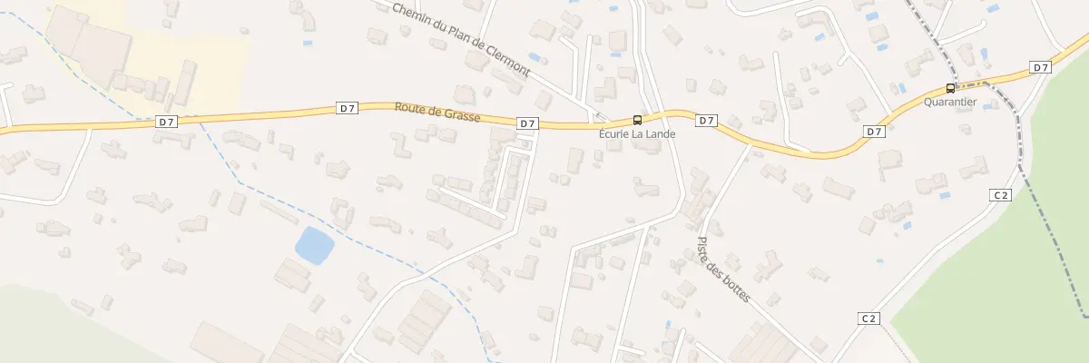 Plan du 495 Rte de Grasse à Châteauneuf-Grasse