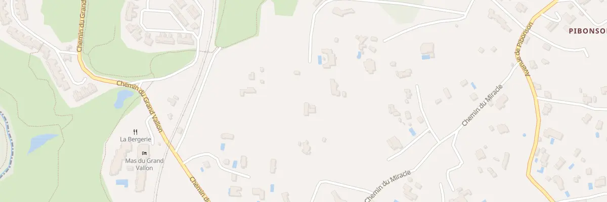 Plan du 1490D Av de Pibonson à Mougins