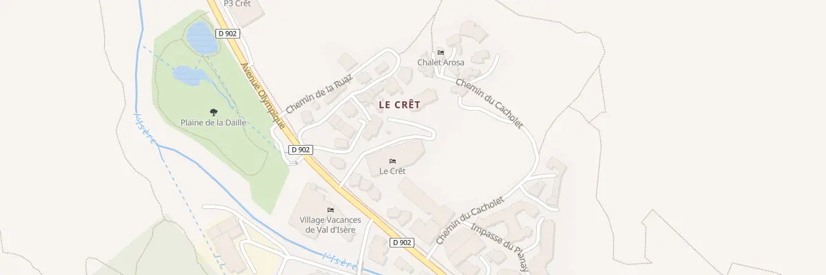 Plan du 70 Che du Crêt à Val-d’Isère