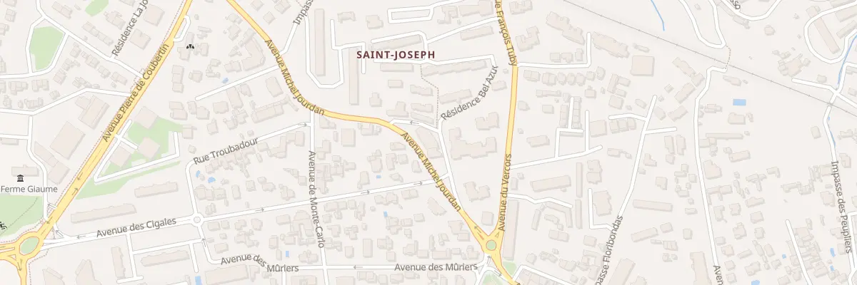 Plan du 104 Av Michel Jourdan à Cannes