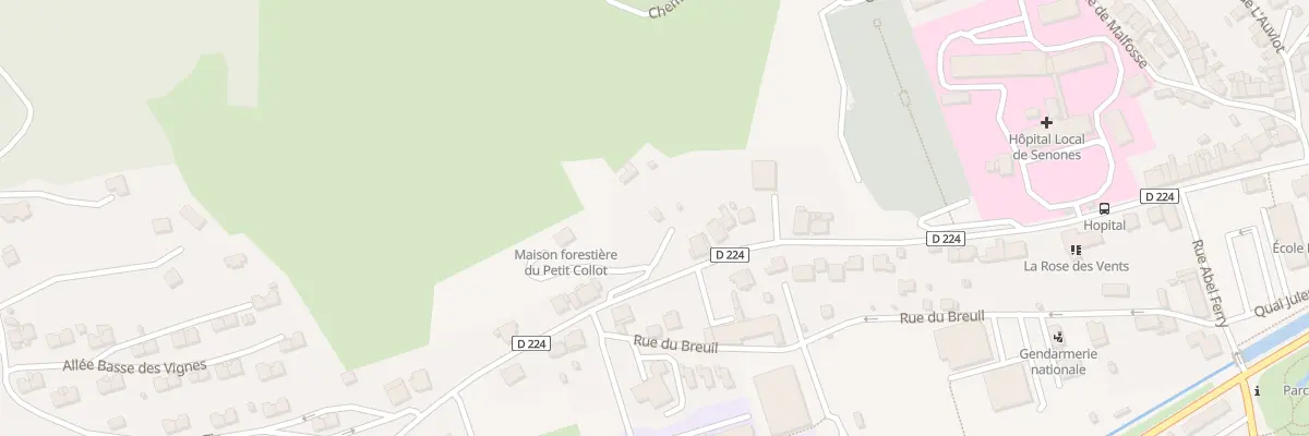 Plan du 18 Rue du Président Poincaré à Senones