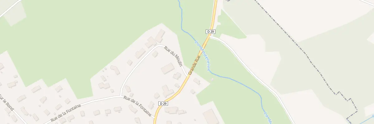 Plan du 2 Rue du Moulin à Novillard