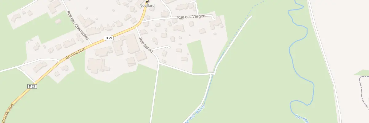 Plan du 4 Rue Bel-Air à Novillard