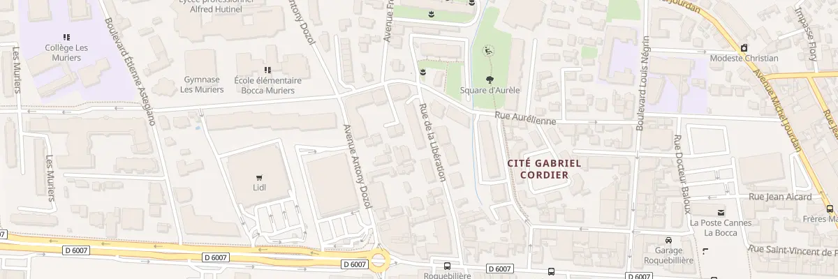 Plan du 17 Rue de la Libération à Cannes