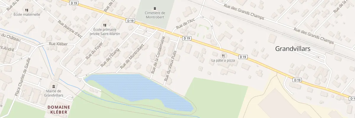 Plan du 4 Rue du Vieux Puits à Grandvillars