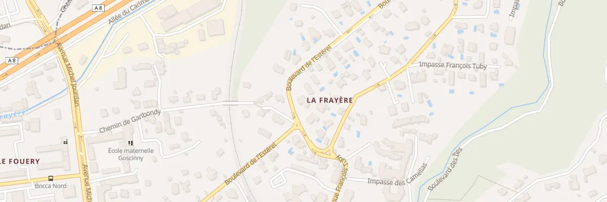 Plan du 38 Bd de l’Estérel à Cannes