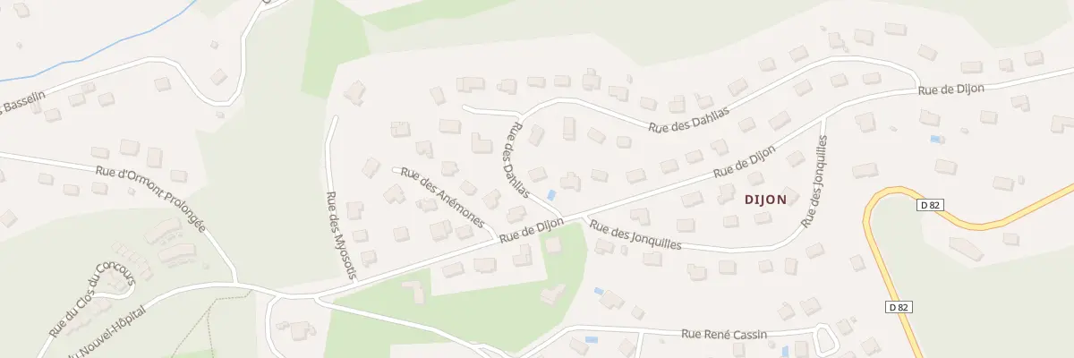 Plan du 4 Rue des Dahlias à Saint-Dié-des-Vosges