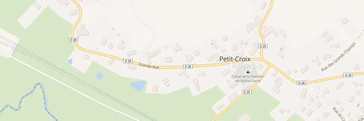 Plan du 22 Grande Rue à Petit-Croix