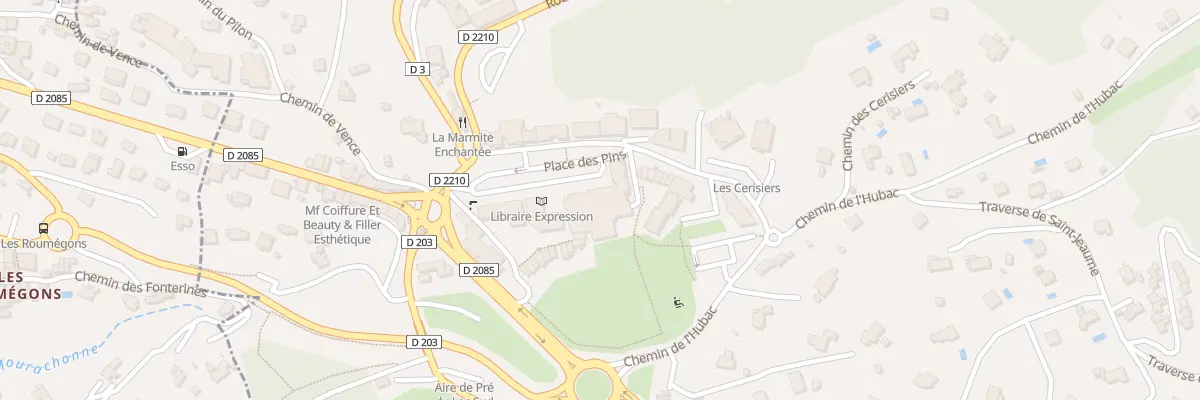 Plan du 42 Che du Cabanon à Châteauneuf-Grasse